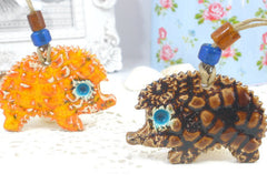 Ceramic ornament decoration OOAK Hedgehog ornament in a color of your choice - Ceramics By Orly
 - 2