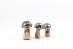 Ceramic mushrooms Home decoration Collectibles Miniatures Holidays decoration metallic decor, Wedding reception - Ceramics By Orly
 - 4