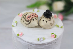 Hedgehog Wedding Hedgehog cake topper Animal Cake Topper Custom cake topper wedding - Ceramics By Orly
 - 3