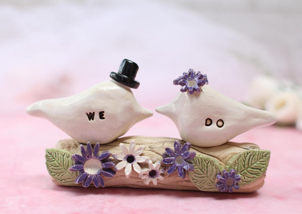 Custom cake topper, We do Bird wedding cake topper, Love bird cake topper