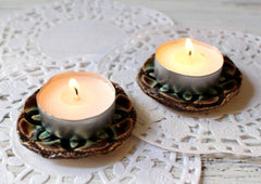 tealight candle holders from Israel