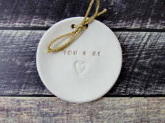 You & Me Wedding ring dish  $28.00 - Ceramics By Orly
 - 3